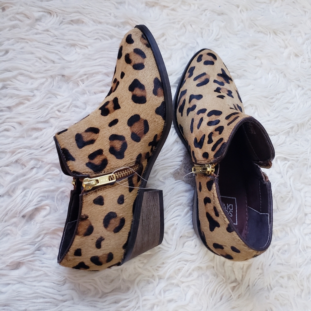 Solediva Leopard Print Bootie 8 - image 3